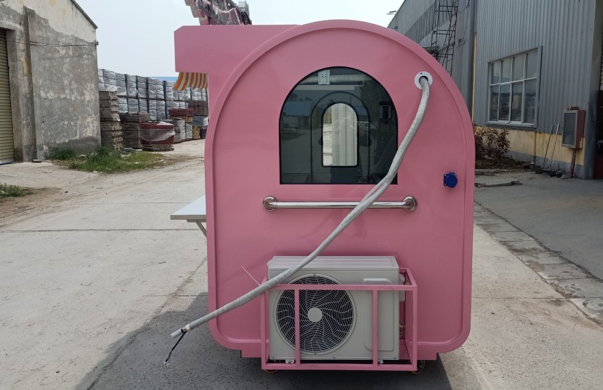 mobile  waffle food kiosk for sale